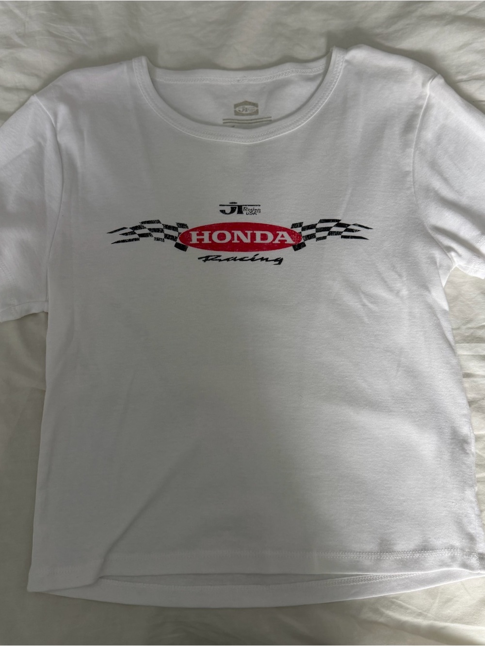 Honda Racing Short Sleeve Tee in White